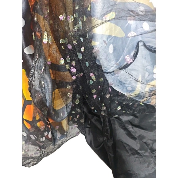 Target‎ Girls MONARCH BUTTERFLY DRESS HALLOWEEN COSTUME GIRLS SIZE Medium 8-10 - Picture 8 of 9